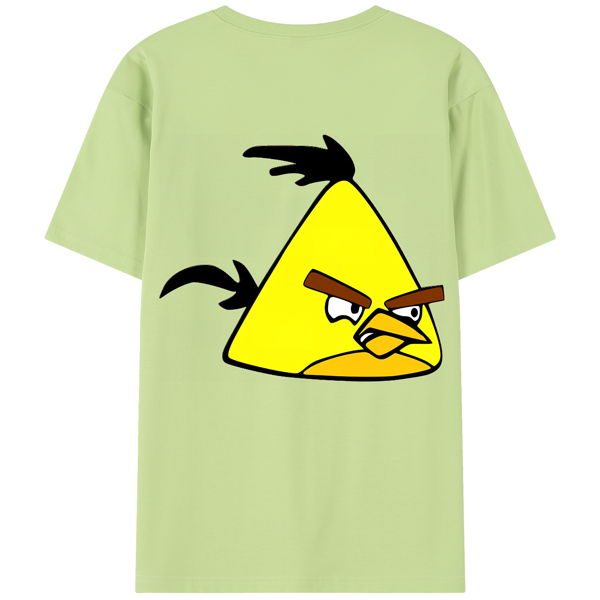 （画像用） Angry Birds アングリーバード 綿100％半袖Tシャツ（背面プリント）